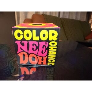 Schylling Color Change NeeDoh Groovy Glob Stress Ball Fidget Toy Yellow Pink